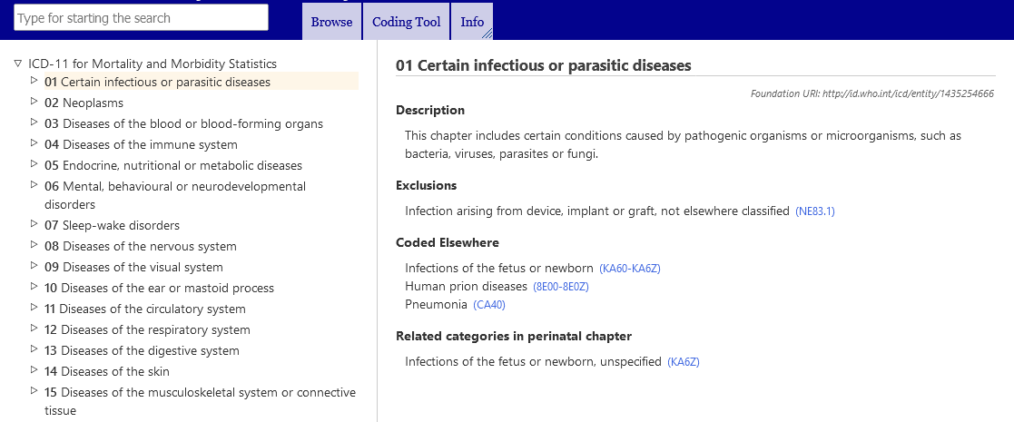 screenshot of the hierarchy and entity displayed