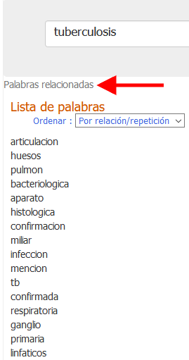 screenshot of Coding Tool related words