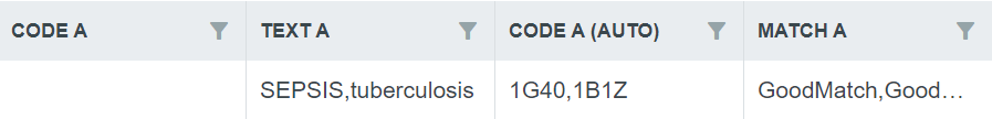 Text to code columns